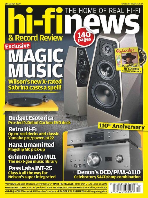 Cover image for Hi Fi News
